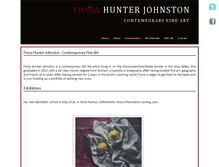 Tablet Screenshot of fionahunterjohnston.co.uk